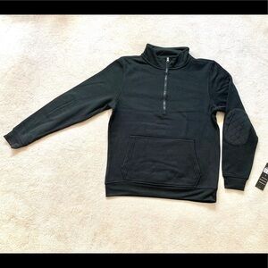 Nwt WICKED STITCH Fleece 1/2 Zip sweater size Large